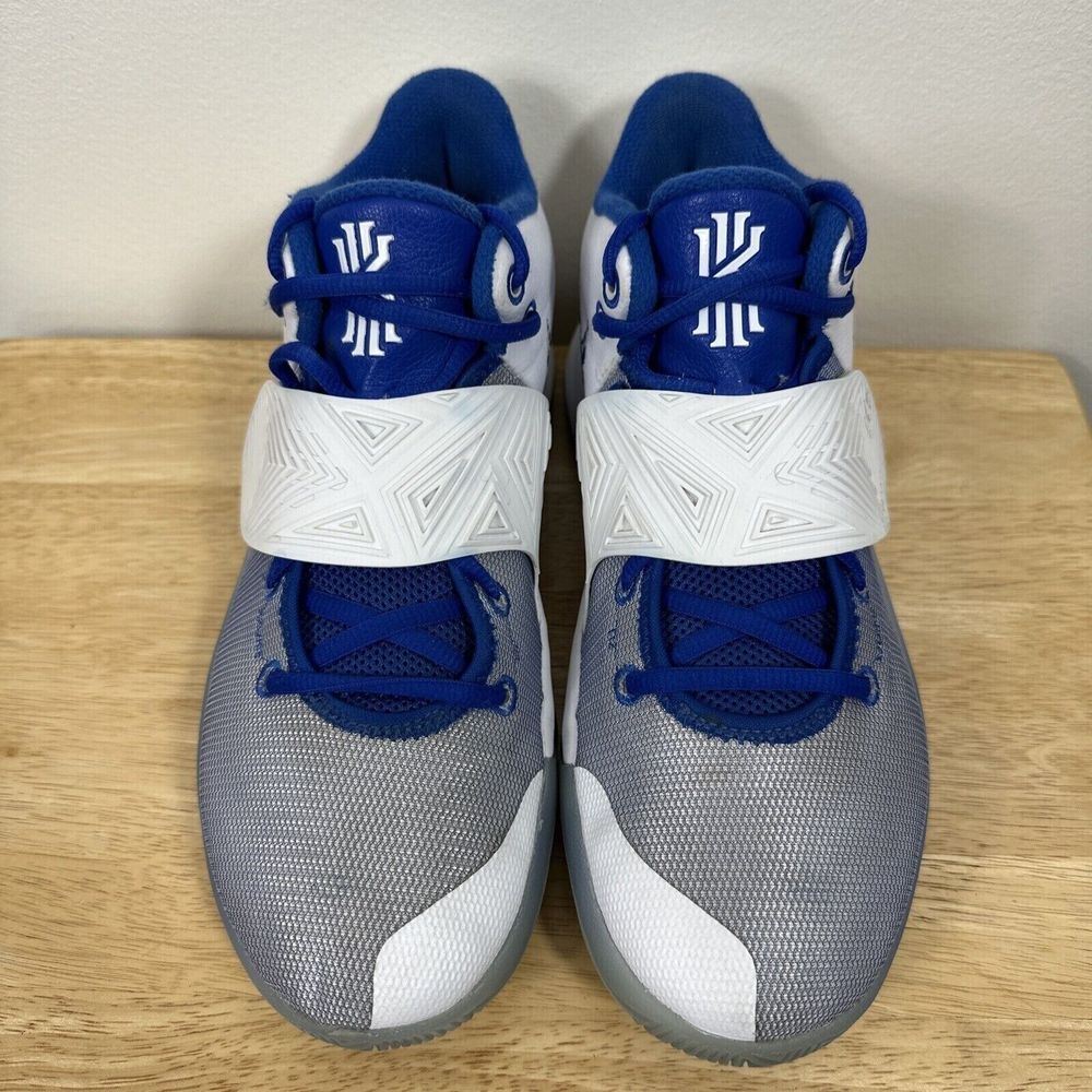 Nike Kyrie Flytrap 3 White Varsity Royal Blue Basketball Size 10 - Picture 3 of 13